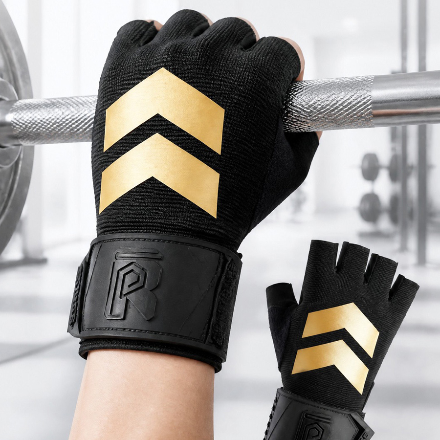قفازات رياضية نصف إصبع مع حماي - مراجعة Weightlifting Gloves وسعره
