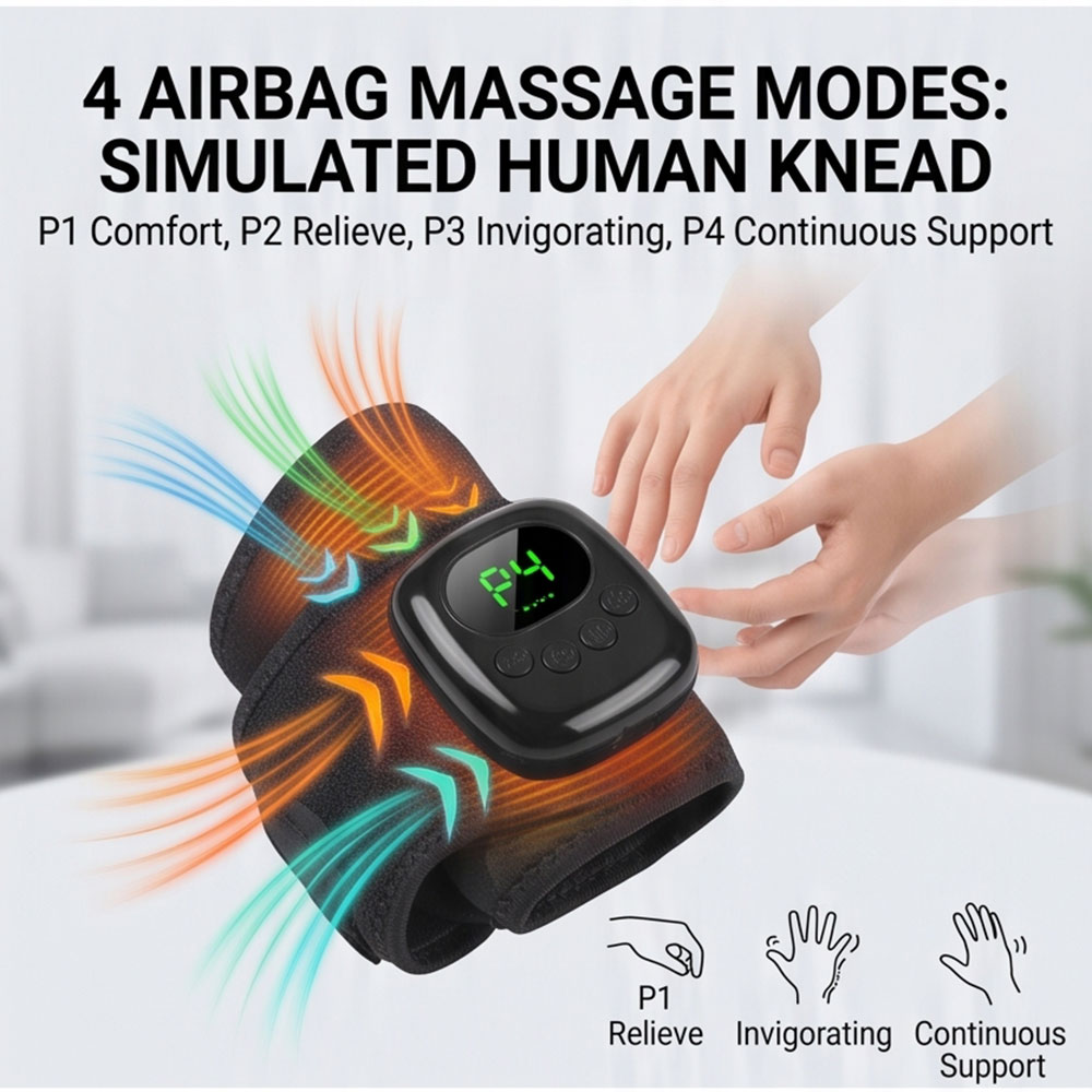 جهاز تدليك محمول للرسغ يعمل با - مراجعة Wrist Wraps وسعره